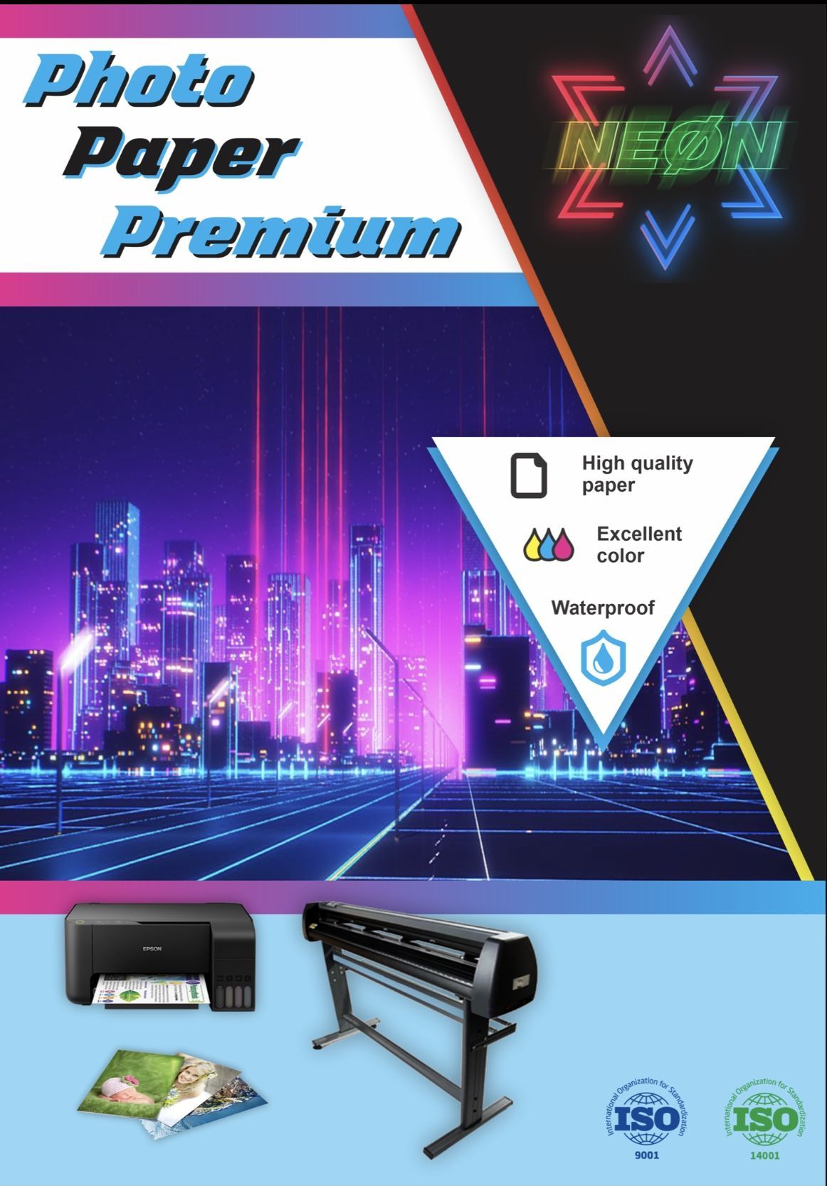 Papel Adhesivo Transparente Waterproof A4 X 20 Hojas