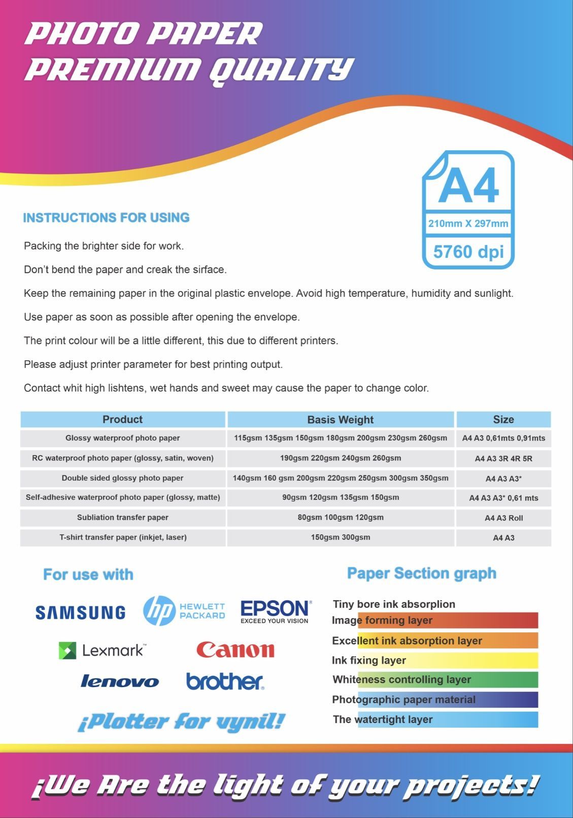 Papel Adhesivo Transparente Waterproof A4 X 20 Hojas - Imagen 7