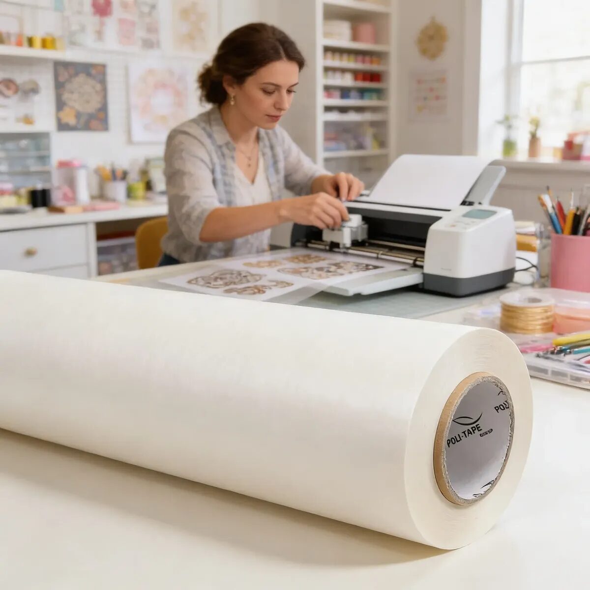 Papel De Traspaso Masking Tape 30 Cm x 91 Mts - Imagen 3