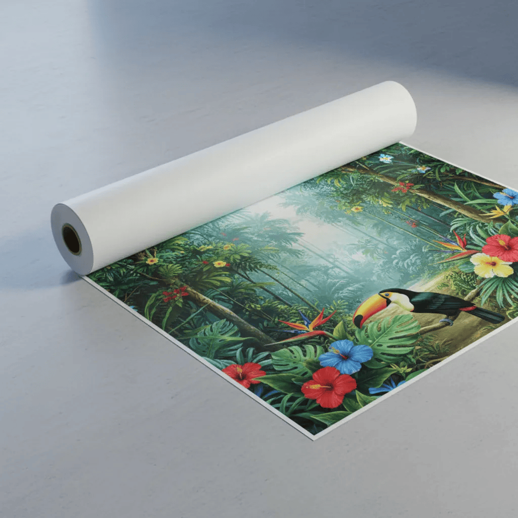 Rollo Autoadhesivo Polipropileno Adhesivo Fuerte Imprimible 61 Cm X 5 Mts