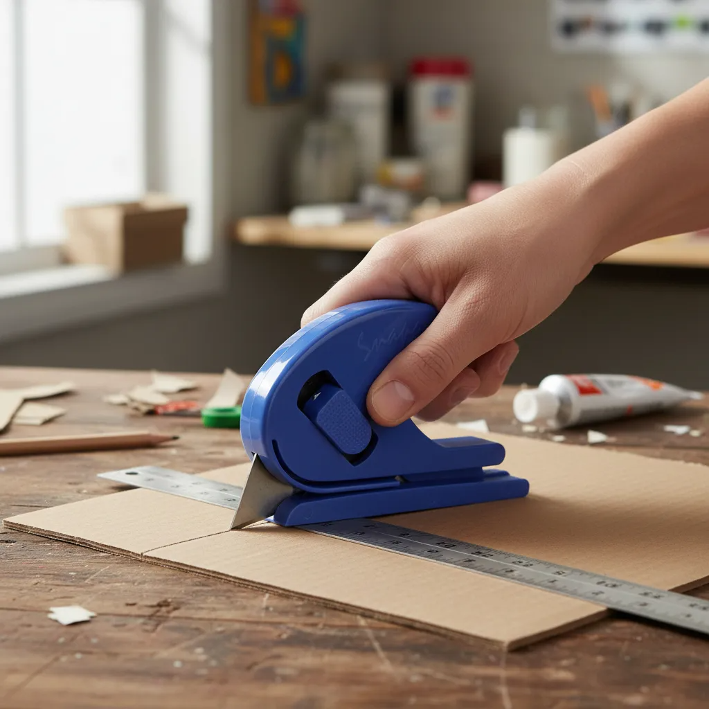 Cortador De Seguridad Plano Para Vinilo O Grafica - Imagen 3