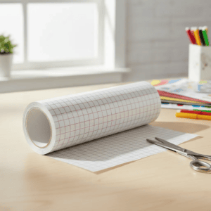 Papel De Traspaso Para Vinilos Reut. 3 Veces Cuadriculado 30 Cm X Rollo De 50 Mts