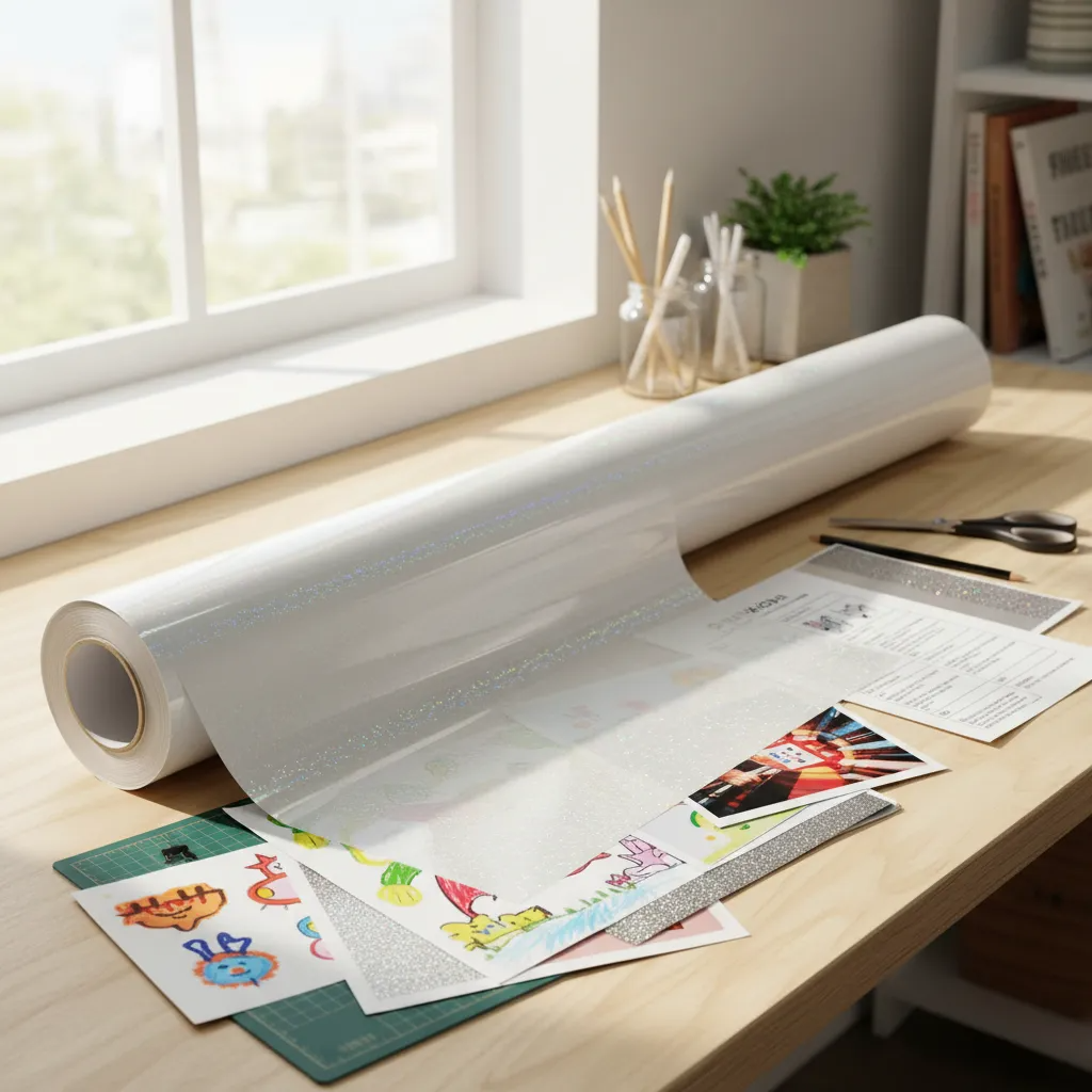 Laminado En Frio Holografico 1,07 Ancho X Mts - Imagen 2