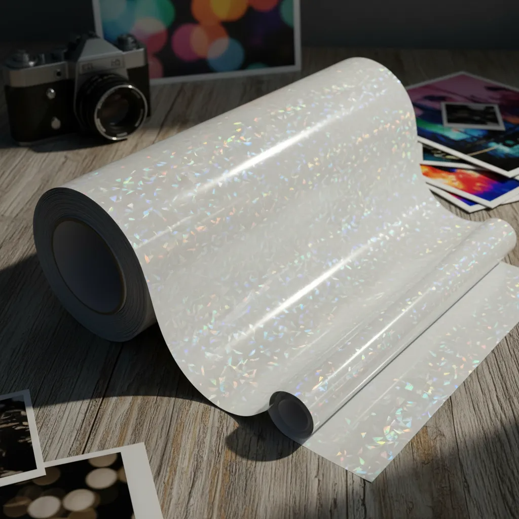 Laminado En Frio Holografico 1,07 Ancho X Mts - Imagen 4