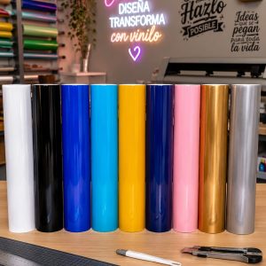 Vinilos Adhesivos De Corte Brillante 1.22 Mts X Mts